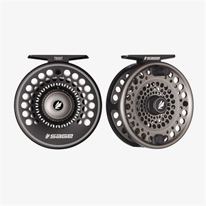 SAGE TROUT SERIES 4 / 5 / 6 STEALTH / SILVER FLY REEL