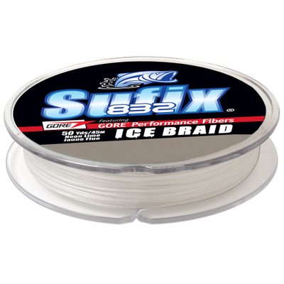 SUFIX 832 ICE BRAID 50 VRG 6 LBS