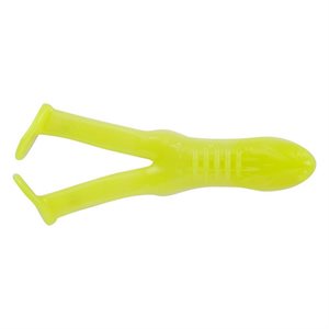 BERKLEY BEAT'N PADDLE FROG 3.9IN CHARTREUSE / WHITE